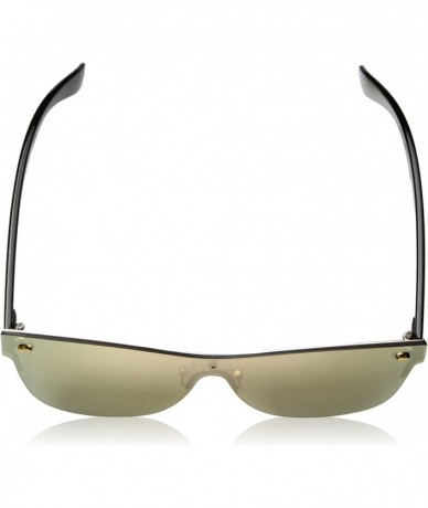 Shield Women's Future Shield Sunglasses - Gold/Pink Mirror - 65 mm - C7185IR5TIL $24.33