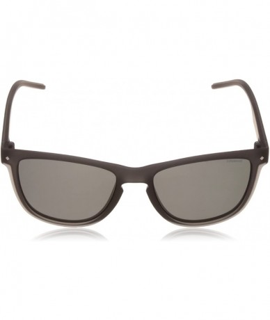 Rectangular Men's PLD2037/S Rectangular Sunglasses- Grey/Polarized Gray- 54mm - CJ12MXM92RN $81.88