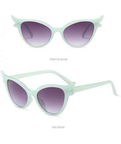 Oversized Women's Oversized Polarized Mirrored Cat Eye Sunglasses (Style E) - C2196GZK8YG $17.18