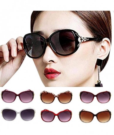 Oversized Unisex Sunglasses Men Women Fashion Shade Glasses Outdoor Transparent Colored Glasses UV Protection Sun Glasses - C...