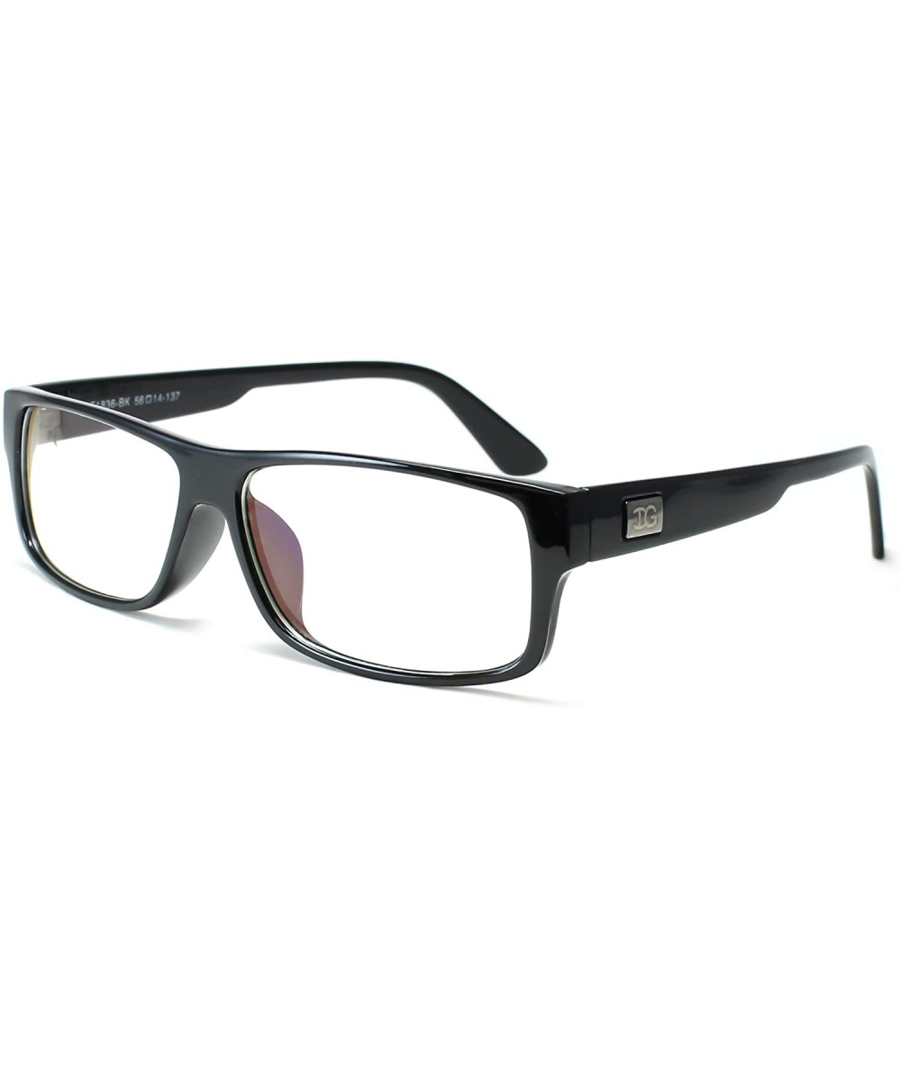 Square Hot Sellers Nerd Geeky Trendy Cosplay Costume Unique Clear Lens Fashionista Glasses - 1836 Black - CB11OCCUAPX $18.99