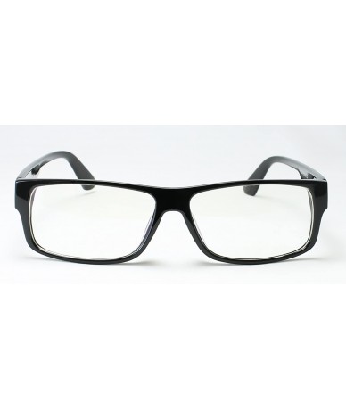 Square Hot Sellers Nerd Geeky Trendy Cosplay Costume Unique Clear Lens Fashionista Glasses - 1836 Black - CB11OCCUAPX $18.99