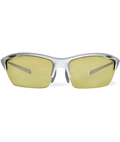 Sport Alpha Sliver Running Sunglasses with ZEISS P2140 Yellow Tri-flection Lenses - CV18KN5RYNW $32.87