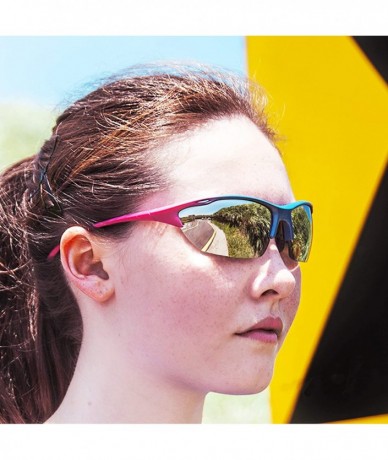 Sport Alpha Sliver Running Sunglasses with ZEISS P2140 Yellow Tri-flection Lenses - CV18KN5RYNW $32.87