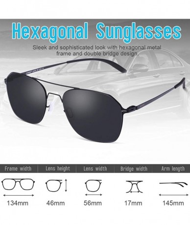 Rimless Classic Sunglasses for Women Men Nylon Mirrored Lens Ultra Lightweight Metal Frames - C818NA5CK58 $33.35