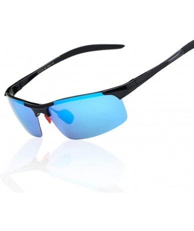 Aviator Sunglasses New Fashion Square Frame Polarized UV400 Outdoor Driving Fishing 1 - 5 - C118YLYLKOR $19.38