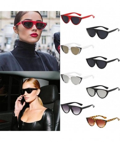 Cat Eye Cat Eye Sunglasses for Women - Retro Vintage Cat Eye Sunglasses Ladies Girls Eyewear (B) - B - C218DSZRZ3A $14.47