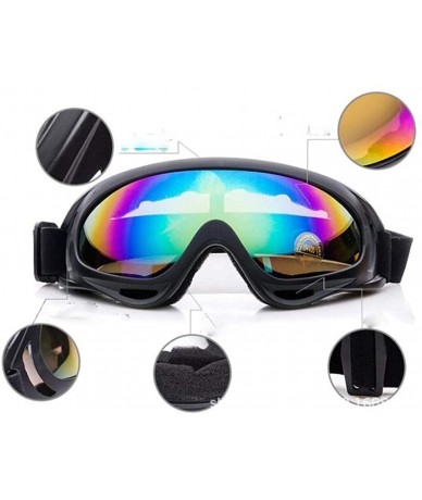 Sport Outdoor riding ski glasses - motorcycle sandblasting sports glasses - B - CU18RA4Y6EL $73.16