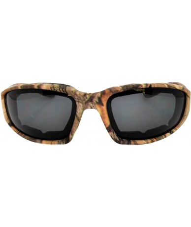 Goggle 12 Pieces Per Case Wholesale Lot Motorcycle CAMO Padded Foam Sport Glasses - 12-moto-camo3-smoke - CC18CWY8YRE $82.37