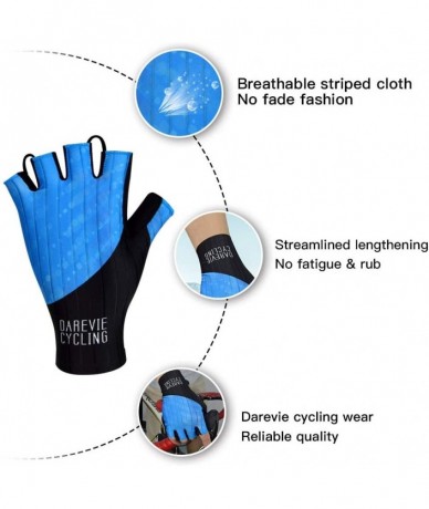 Sport Shock Absorbing Breathable Bicycling Shockproof - Blue-white - CY18ROIUQUZ $25.31