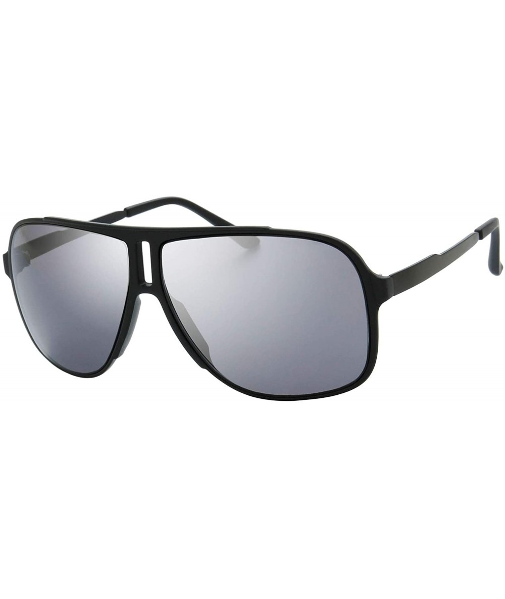 Goggle Men's New Safaris Aviator Sunglasses - Gift Box Package - 2 Matte Black - CA18UWWQOCW $29.62