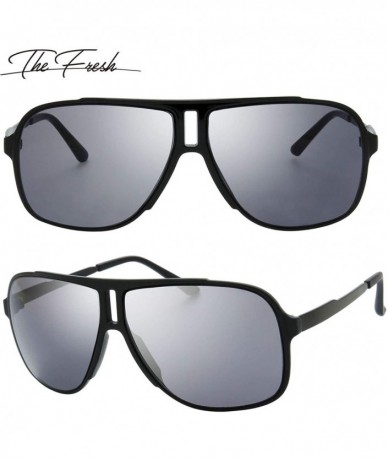 Goggle Men's New Safaris Aviator Sunglasses - Gift Box Package - 2 Matte Black - CA18UWWQOCW $29.62