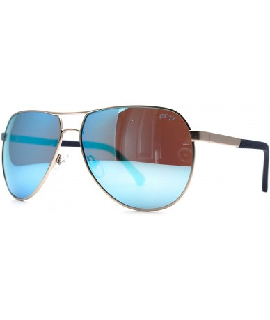 Aviator p650 Aviator Style Polarized - for Womens-Mens 100% UV PROTECTION - Gold-black - CA192TG424S $43.66