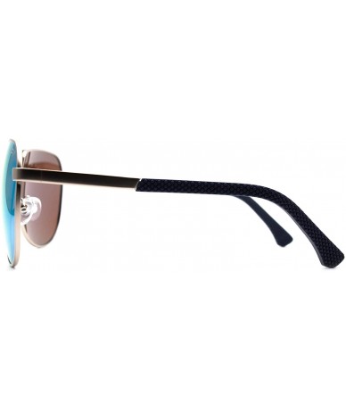 Aviator p650 Aviator Style Polarized - for Womens-Mens 100% UV PROTECTION - Gold-black - CA192TG424S $43.66