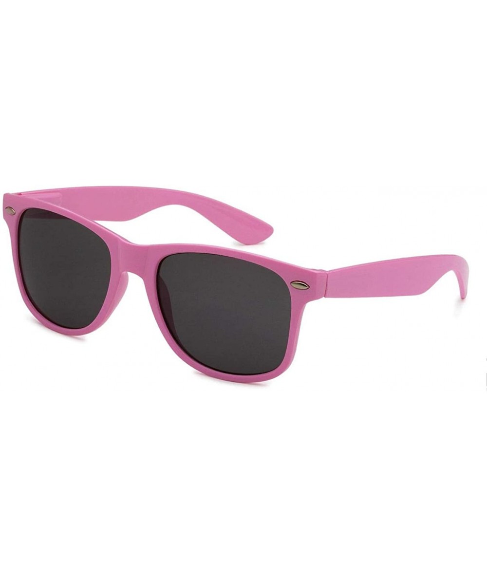 Wayfarer Classic 80's Vintage Style Sunglasses Polarized or Standard Lens - Light Pink - CD18MCKQIHL $18.43