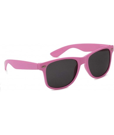 Wayfarer Classic 80's Vintage Style Sunglasses Polarized or Standard Lens - Light Pink - CD18MCKQIHL $18.43