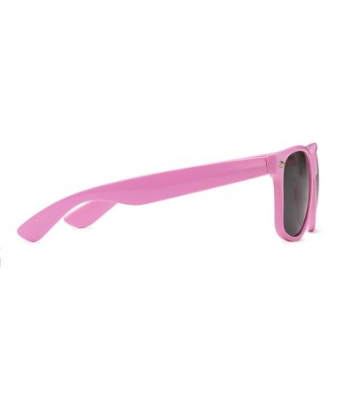 Wayfarer Classic 80's Vintage Style Sunglasses Polarized or Standard Lens - Light Pink - CD18MCKQIHL $18.43