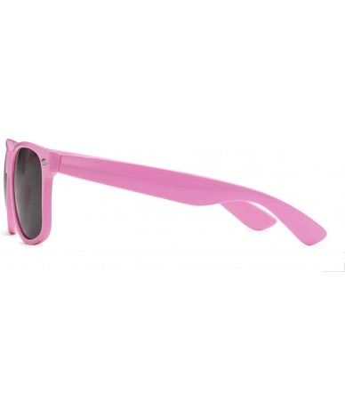 Wayfarer Classic 80's Vintage Style Sunglasses Polarized or Standard Lens - Light Pink - CD18MCKQIHL $18.43