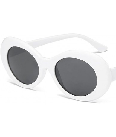 Goggle Summer Women Men Retro Sunglasses Vintage Designer Outdoor Glasses Eyewear - White+grey - C518ZZQCRK3 $17.91