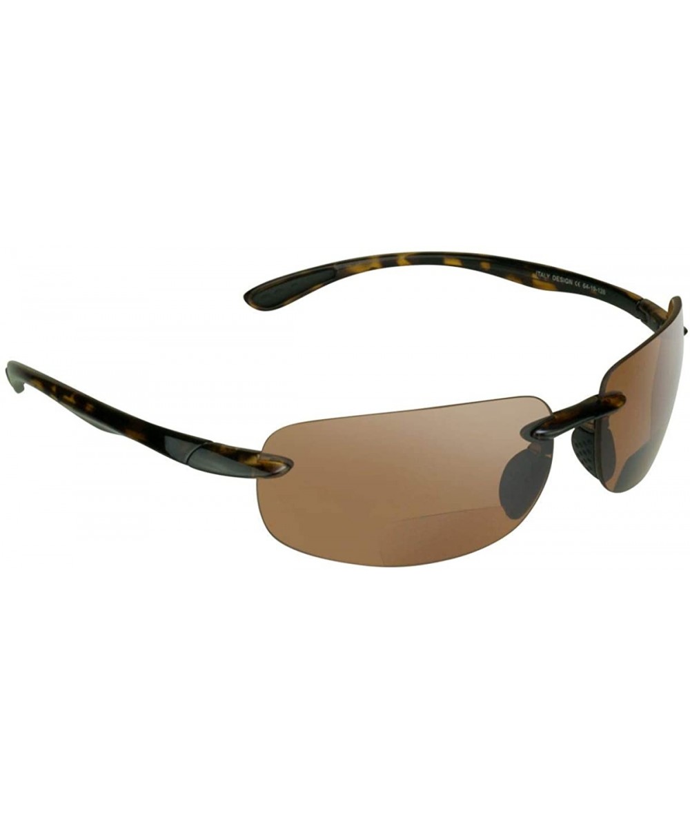 Rimless Rimless Bifocal Sunglasses Blue Blocking HD Vision Yellow Grey Smoke lens Mens Womens - CX127A2HYXH $27.21