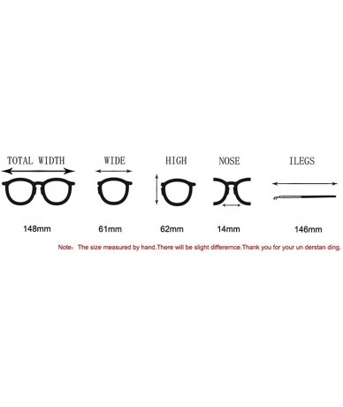 Square Men Women Clear Lens Sunglasses Metal Spectacle Frame Fashion Sunglasses - D - CU18SQRNODR $18.36