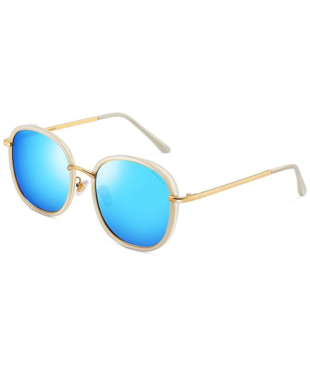 Sport Sunglasses Sunglasses Polarized Ladies Fashion - Blue - CZ18WIR33KD $92.14