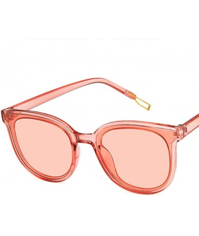 Round Fashion Round Sunglasses for Women Oversized Vintage Shades - Pink - CC18RH6SHTX $16.43