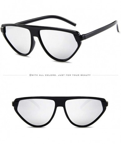 Square Women Men Vintage Retro Glasses Unisex Fashion Sunglasses Eyewear - D - C118TQLNOSR $17.12