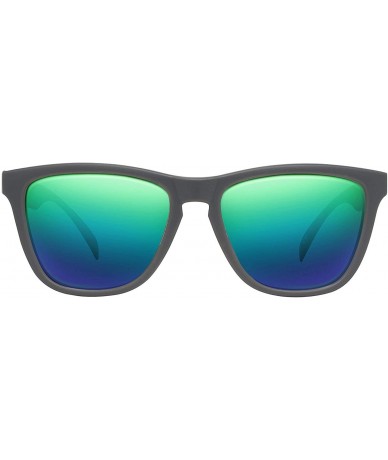 Sport Grey Polarized Sunglasses for Men and Women - Flex Frames - 100% UV Protection - The Crux - C518CL6QIGY $74.97