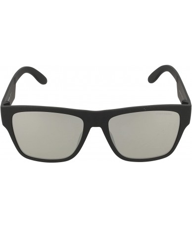 Rimless CA5002/S Rectangular Sunglasses - Matte Black/Silver Mirror-t - CS11AQBF1AR $93.55