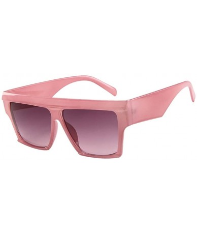 Wrap Women Men Vintage Retro Unisex Big Frame Sunglasses Eyewear - 1195d - CX18RS5ART2 $17.90