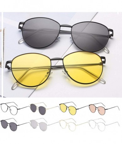 Rimless Polarized Fashion Man Women Irregular Shape Sunglasses Glasses Vintage Retro Style - Multicolor-e - C418T963QEY $16.16