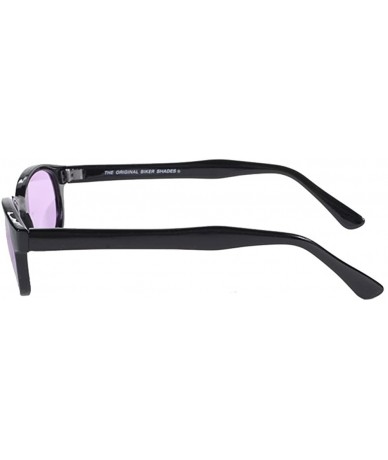 Sport Original X-KD's 20% Larger PURPLE Lens Black Frame Biker Sunglasses - C911KYPK6UH $26.67