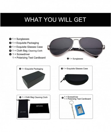 Square Classic Polarized Sunglasses Mirrored Protection - Gunmetal Frame Grey Lens - C818QDMEOI8 $27.66