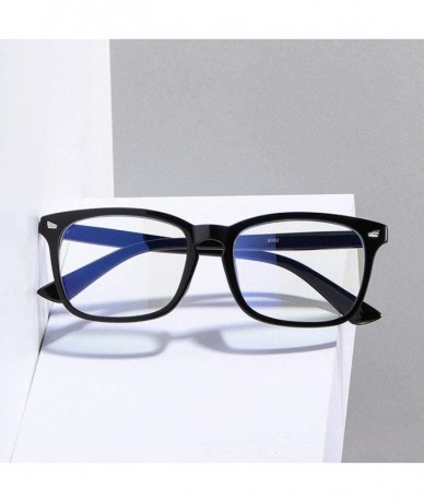 Aviator Various Blue Light Blocking Glasses Square Nerd Eyeglasses Frame Anti Blue Ray Computer Game Glasses - C2196I8RE23 $2...