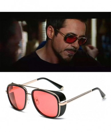 Rimless Sunglasses Men Coating Retro Sun Glasses - Black - CW194OQWI7Q $46.01