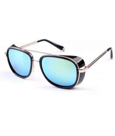 Rimless Sunglasses Men Coating Retro Sun Glasses - Black - CW194OQWI7Q $46.01