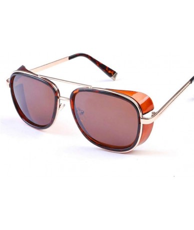 Rimless Sunglasses Men Coating Retro Sun Glasses - Black - CW194OQWI7Q $46.01