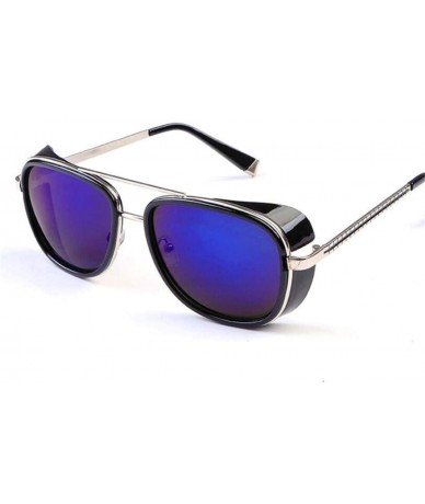 Rimless Sunglasses Men Coating Retro Sun Glasses - Black - CW194OQWI7Q $46.01