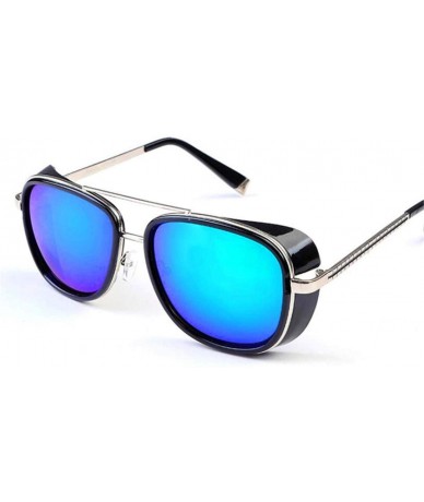 Rimless Sunglasses Men Coating Retro Sun Glasses - Black - CW194OQWI7Q $46.01