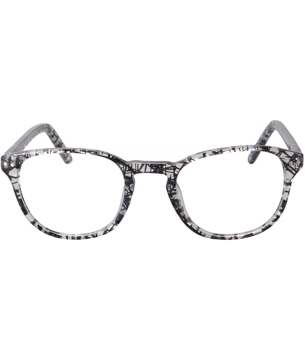 Oval Photochromic Sunglasses Customized Transition Eyeglasse PG81 - Black&white - CQ180L0QM0G $79.75