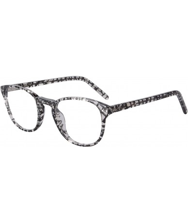 Oval Photochromic Sunglasses Customized Transition Eyeglasse PG81 - Black&white - CQ180L0QM0G $79.75