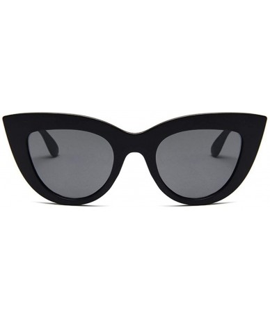 Cat Eye New Retro Fashion Sunglasses Women Brand Designer Vintage Cat Eye Black Sun Glasses Female Lady UV400 Oculos - CL1985...