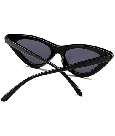 Goggle Cat Eye Sunglasses Vintage Mod Style Retro Sunglasses - Black Gray - CK18CMTR3N8 $32.83