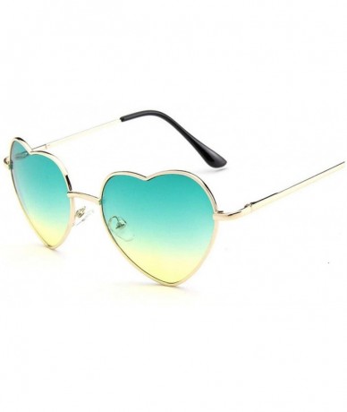 Cat Eye Love Heart Shaped Sunglasses Women Luxury Cat Eye Sun Glasses Sexy Sweet Candy Mirror Lens Eyewear UV400 - CN197Y7ZH8...