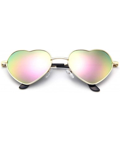 Cat Eye Love Heart Shaped Sunglasses Women Luxury Cat Eye Sun Glasses Sexy Sweet Candy Mirror Lens Eyewear UV400 - CN197Y7ZH8...