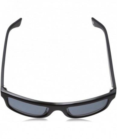 Rectangular Classic HTG1024 C3 Polarized Rectangular Sunglasses - Shiny Black - CH11OCMWPIJ $65.07