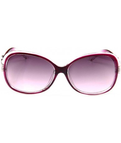 Oversized 2019 Oversized Gradient Ladies Sunglasses Women Brand Designer Classic Sun Glasses Vintage - Red Wine - C518W78KS0E...