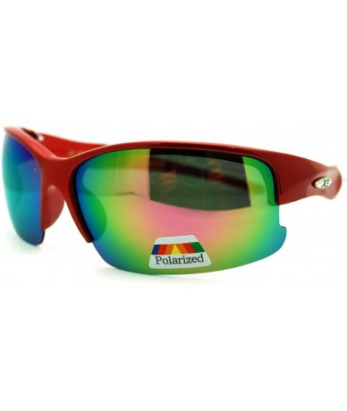 Sport Polarized Lens Sports Sunglasses Reduced Glare Lite Weight - Black - C411GJTBPAL $20.20