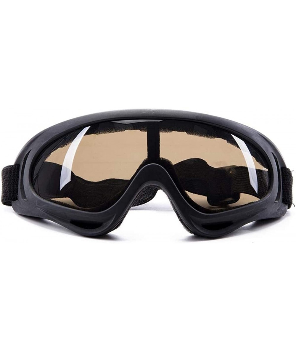 Goggle protecci n resistente patinaje motocicleta bicicleta - Tawny - CV18KYZZA6H $19.19